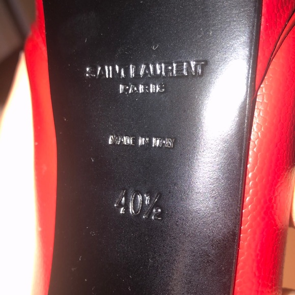WORN ONCE YSL PERFECT CONDITION TRIBUTE PUMPS - Picture 8 of 10